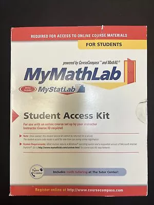 MyMathLab: Student Access Kit (2006 Paperback ) Unopened Code • $29.90