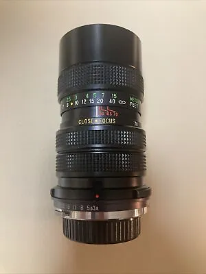 VIVITAR 70-150mm 1:3.8 Close Focusing Auto Zoom  • $1