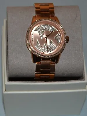 Michael Kors Mk6863 Crystal Pave Dial Watch • $117.97