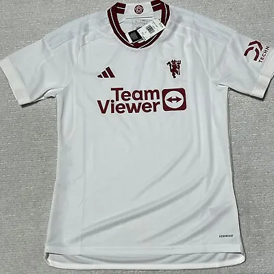 New Mens L  Manchester United Jersey 23/24 Third Soccer Shirt Adidas • $70