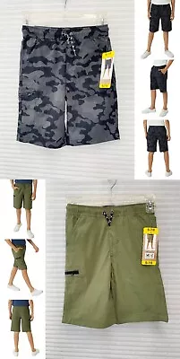 Weatherproof Vintage Youth Boy's Pull-on Tech Cargo Short | NWT • $15.99