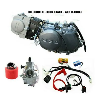 Lifan 140cc Engine Motor Manual Clutch For Thumpster Atomik Dirt Pit Trail Bike • $444.96