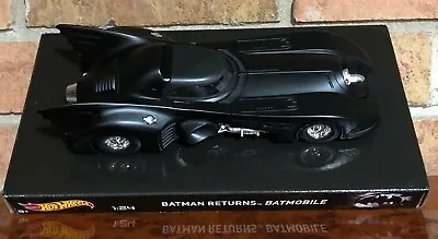 Hot Wheels Batman Returns Batmobile  Black 1:24 Scale • $55.79