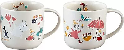 Moomin Mug Cup 350ml Recycled Pair Set Umbrella MM5500-13 Yamaka MADE IN JAPAN • $44.03