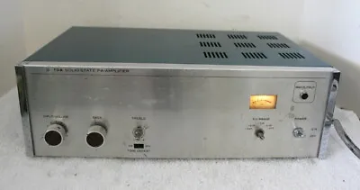 Vintage TOA Model TA-907 Electric Solid State 60 Watt PA Amplifier ~ For Parts • $10.99