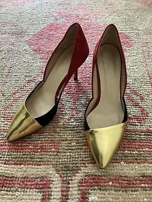 Zara Nwob Gold Tipped Heels 40 • $35