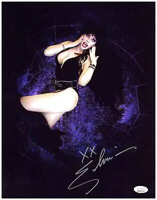 Elvira Signed 11x14 Photo Mistress Of The Dark Authentic Autographed JSA COA 6 • $159.99