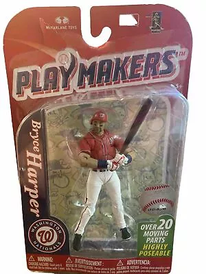 2012 Bryce Harper Nationals Playmakers Series 4 McFarlane Toys Figure MIP NEW • $9.99