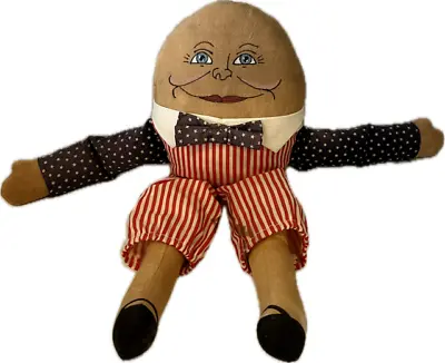 Primitive Americana Uncle Sam July 4th Humpty Dumpty Stuffed Doll Decor 14  • $29.99