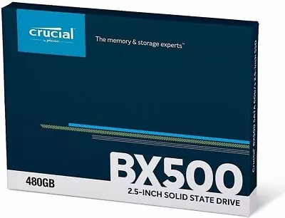 Crucial BX500 2.5  480GB SSD Solid State Drive • $45