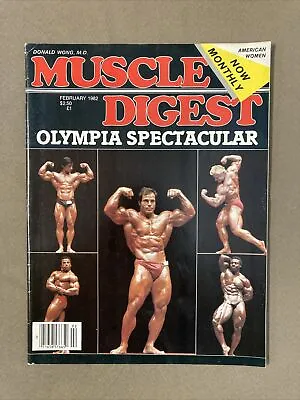 Muscle Digest Bodybuilding Magazine / Mr. Olympia Franco Columbu/ 02-82 • $14.99
