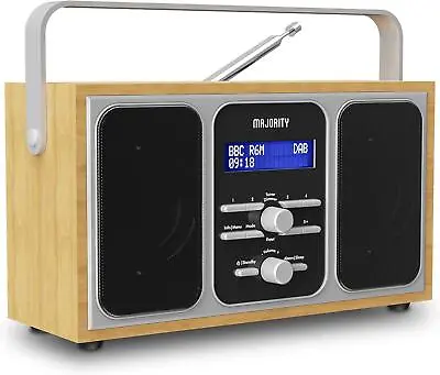 DAB DAB+ Digital Radio With FM | Mains Powered And Portable • £39.95