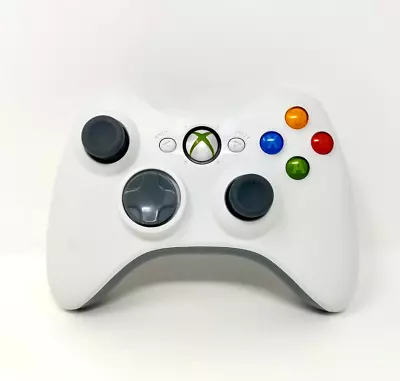 Official OEM Microsoft Xbox 360 White Controller *REFRB - CLEANED - Tested* • $25