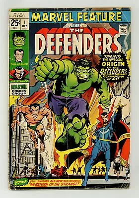Marvel Feature #1 GD- 1.8 1971 1st App. And Origin Defenders • $52