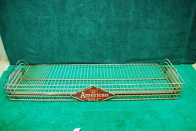 Vintage American Beer Drinking Glass Drying Rack Baltimore Barroom Metal Display • $115