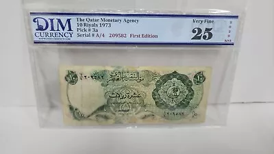 Qatar 10 Riyals 1973 • $52