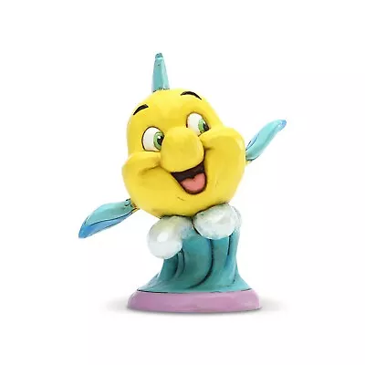 Disney Traditions Flounder Personality Pose The Little Mermaid Jim Shore 6005955 • $54.95
