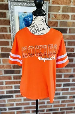 Colosseum Virginia Tech Hokies Raglan Sleeve T-Shirt Women’s Small EUC • $6.99