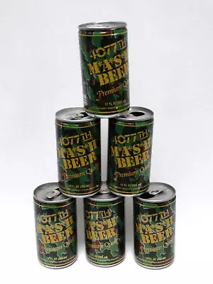 6 Quality Empty Mash Beer Cans 4077TH  Premium  M*A*S*H* James Hanley Co. • $5.99