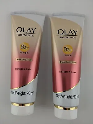 $22.99 • Buy 2 X Olay Body Lotion Firming & Care Body Science B3+ Peptide 90ml NEW