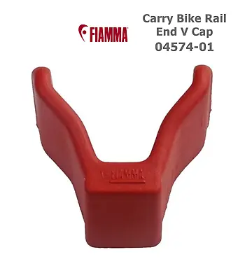 £9.95 • Buy Fiamma Carry Bike Rail End V Cap For Cycle Rack - Red - 04574-01