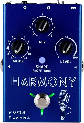 FV04 Vocal Harmony Pedal Vocal Effects Processor Stompbox Voice Mic Harmonizer W • $175.99