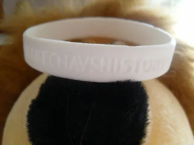 3x End Chavs Wristband White Funny Anti Social Chav Behavior Drink Bracelet ASBO • £1.99