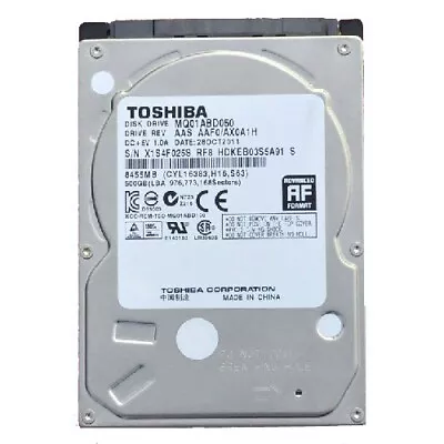 Toshiba 500GB MQ01ABD050 5400RPM 8MB SATAII 2.5  Laptop HDD Hard Drive • £10.79