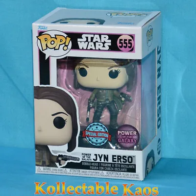 Star Wars: Power Of The Galaxy - Jyn Erso Pop! Vinyl Figure (RS) #555 • $23