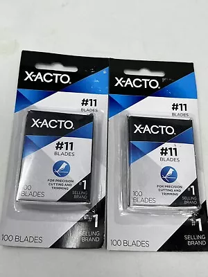 #11 X-ACTO X811 Knife Blades - 100 Ct Packs 2 Packs 200 Total Free Shipping • $26