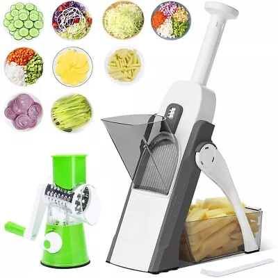 Multifunctional Kitchen Chopping Artifact Vegetable Slicer Food Chopper Manual • £12.99