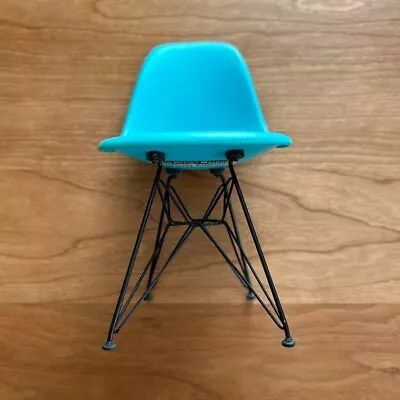 Vitra Design Museum Miniature Collection Eames Chair Light Blue 13cm With Box • $194