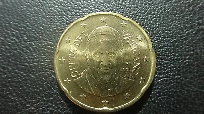 Vatican 2015 20 Euro Cents  Coin UNC His Holiness Pope Francis I. • $14.95