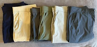 Greyson Montauk Trousers Men 36 X 32 Green Stretch Performance Wicking Golf Pant • $350