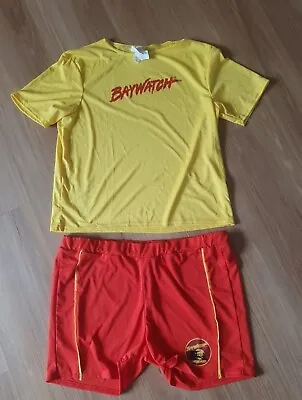 Men's ☆Baywatch Lifeguard Costume☆ Licensed - Size M Top / L Shorts • $28