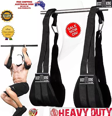 Best Ab Hanging Straps Up Fitness Pull Abdominal Muscle Building Arm Support • $12.85