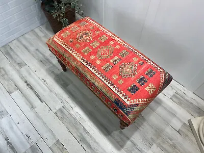 Bench For Bedroom Wooden Farmhouse Bench Ottoman Bench Piano Bench • $320