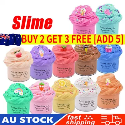 Fluffy Slime Kit -1Pack Butter Slime KitsInclude Rainbow Unicorn And Fruit AU! • $11.32