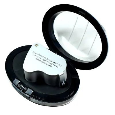 Illuminated 30X - 60X Jewelers Loupe Lighted Magnifier US Free Shipping • $7.39