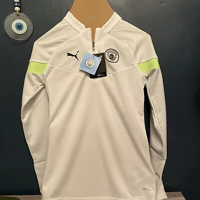 MANCHESTER CITY WOMANS PUMA 1/4 Zip Jacket ……..size 10 ………….. BNWT • £29.99