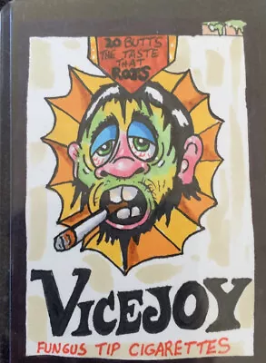 Wacky Packages 2017 Vicejoy Sketch Card Chad Scheres 1/1 • $50