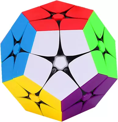2x2 Megaminx Stickerless Magic Cube Kilominx Twisty Color Speed New • $18.60