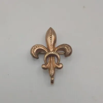 Antique Fleur De Lis Watch Pin 10k Gold • $150