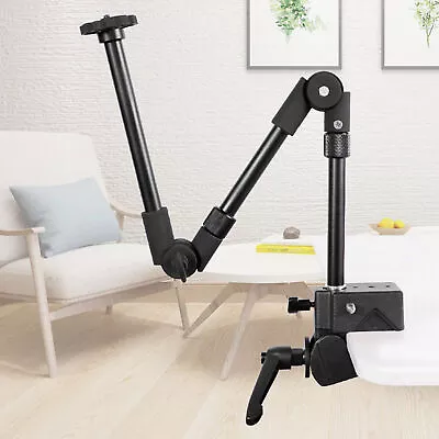 Overhead Tripod Camera Desk Mount 360° Flexible Articulating Arm With And~ • £18.29