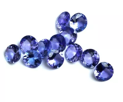 Tanzanite Round Cut AAA Natural Loose Gemstone For Making All Type Jewelry • $37.41