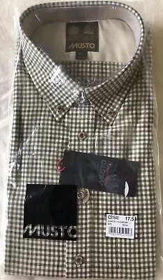 Musto Classic Button Down Check Shirt Hunting Shooting Fishing Races NWT • £40