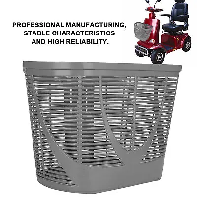Mobility Scooter Basket Black Plastic Rear Basket Mobility Scooters Accessory • $16.39