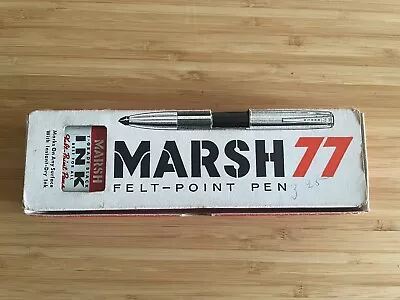 Marsh 77 Felt Point Pen With Refill Kit--Black • $35