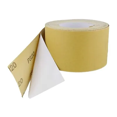 2 3/4in Wide 220 Grit Golden Hook&Loop Longboad Sandpaper Continue Roll 25 Yard • $29.99