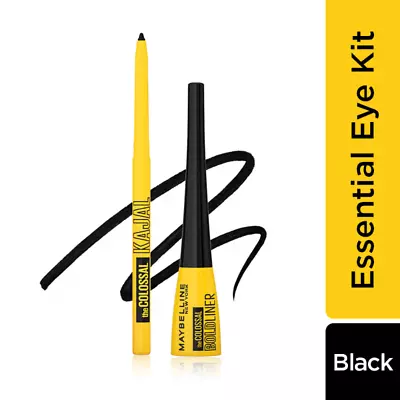 Maybelline New York Colossal Bold Liner & Colossal Kajal Combo 0.35g+3ml FS+++++ • $17.49